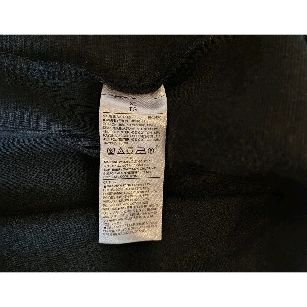 Banana Republic‎ Men's XL Gray Pullover Moisture Wicking 1/4 Zip A2